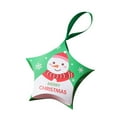 thumbnail image 2 of Fiudx Ofertas del día Caja de embalaje para dulces navideños de Nochebuena Caja de regalo navideña personalizable Caja de embalaje para regalo de dulces de estrella, 2 of 2
