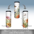thumbnail image 2 of Highland Home Walk in the Garden 17 oz. Stainless Steel Tumbler w/Lid, 2 of 6