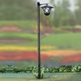 thumbnail image 5 of 53.5 Inches Solar Lamp Post Light,Outdoor Solar Lamp Post Lighting,Aluminum Classic Black Light Pole,Solar Pole Lamp Waterproof Outside for Driveway Patio Garden Lawn Backyard Pathway, 5 of 7