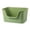 Green S, variant on Bunblic Open Cats Litter Boxes Front Opening Bedpan Pet Supplies Easy Access High Sided Cat Toilet Sandbox Semi Enclosed Pet Litter Pan Green S