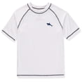 thumbnail image 2 of Big Chill Boys 2T-18 Shark Rash Guard Short Sleeve Long Sleeve Rashguard Swim Shirt UPF 50+, 2 of 7