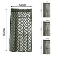 thumbnail image 5 of Kripyery Decorative Short Curtain Washable Polyester Smooth Surface Door Drape for Home, 5 of 8