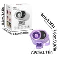thumbnail image 3 of 2026 Car Air Conditioner Fan with LED Display, 360° Rotation 199 Speed Adjustable USB Rechargeable Personal Coolin Fan, Portable Mini System for Auto Vehicle Travel(Green), 3 of 4