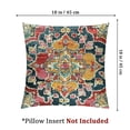 thumbnail image 4 of BANET Turkish Print Throw Pillow Cover Decorative Throw Pillow Case Cushion Case for Home Decor Living Room Bed Couch Car 24x24in, 4 of 7