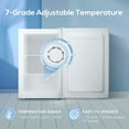 thumbnail image 6 of Auseo 3.0 Cu.ft Upright Freezer, Compact Mini Freezer with Reversible Door for Kitchen, Apartment, Basement, Dorm, White, 6 of 9