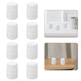 thumbnail image 1 of EXHUMKY 10Pcs White Square Empty Bottle Holder for Tablet Dispenser and Pharmacies, 1 of 8