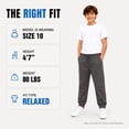 thumbnail image 6 of Quad Seven Boys Joggers Twill Stretch Cargo Pants with Pockets and Elastic Waistband 2 Pack, 6 of 7