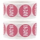 thumbnail image 4 of 2 Rolls Mes Tamaño Etiqueta de papel Etiqueta de etiqueta Tamaño Adhesivo Adhesivo Pegatina Impresa, 4 of 6