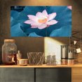 thumbnail image 1 of Blooming Pink Lotus Flower - Oversized Beach Canvas Artwork, 1 of 3