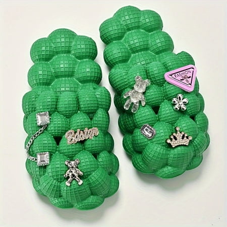 

Women s EVA Bubble Slippers - Waterproof Non-Slip Comfort Thick Sole & Ankle-Strap