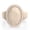 Nude, variant on Oversize Oval Silicone Ring with Metal Frame & Stones by Rinfit