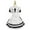 White, variant on Pisexur Short Sleeve Round-Neck Dress Traditional Maid Lace Bow Short Sleeved French Maid Short Sleeved Round Neck Dress Lace up dress
