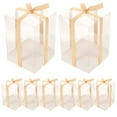 thumbnail image 4 of Raindrops Clear Cube Wedding Boxes Transparent PVC 1 Set 5.9x3.9x3.9in, 4 of 7