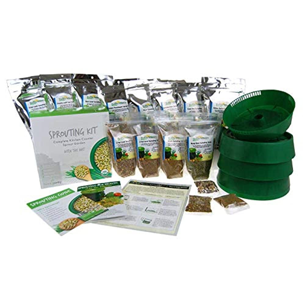 Seed Sprouter Starter Kit Sprouting Kits Sprout Garden Hydroponics 