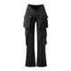 thumbnail image 3 of Gibobby Pantalones deportivos para mujer Pantalones Cargo Cintura Pantalones Pantalones Bolsillos Sólidos Monos casuales Mujeres Deportes Pantalones elásticos(Negro,M), 3 of 5