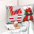 thumbnail image 4 of Yiaed Christmas Gnome With Love Print Brushed Microfiber Envelope Pillowcases, Standard,Envelope Closure Pillow Cases(No pillow core)-14"x20", 4 of 6