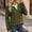 A05-Army Green, variant on Womens T Shirts Long Sleeve Colorblock Loose Casual Ribbed Twofer Henley Fall Winter Pullover Tops