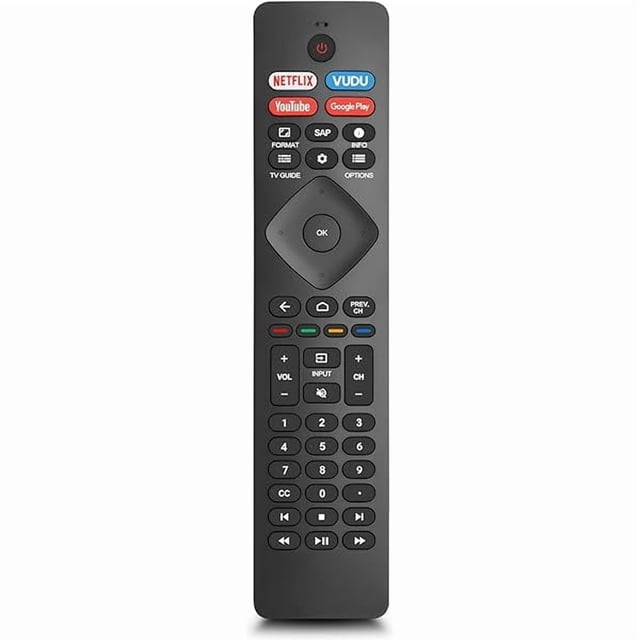 Chenchen Replacement for Philips Smart TV Remote Control,Universal for Philips 4K UHD Android Smart TVs