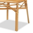 thumbnail image 6 of bali & pari Ivora Rattan BOHO Dining Chairs, Set of 2, Natural Brown, 6 of 9