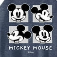 thumbnail image 3 of Disney - Mickey & Friends - Black & White Photo Grid - Juniors High Neck Tank Top, 3 of 5