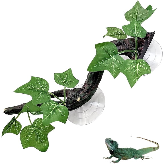 Reptile Corner Branch Crested Gecko Climbing with Suction Cup for Climbing Amphibians