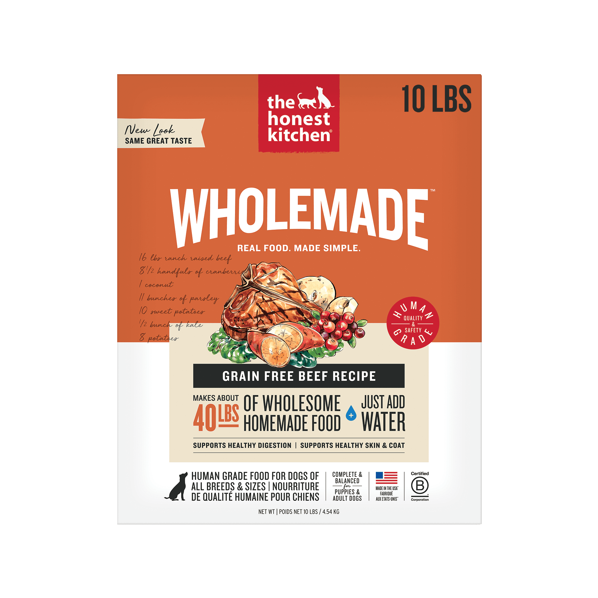 The Honest Kitchen Human Grade Wholemade™ Dehydrated Dog Food