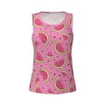thumbnail image 6 of Sigee Watermelon for Women's Workout Tank Top,Running Tank Tops,Sleeveless Gym ClothesSmall, 6 of 8