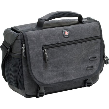 SwissGear Zinc DSLR Camera Messenger Bag (Best Dslr Messenger Bag)