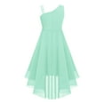 thumbnail image 4 of LiiYii Kids Girls Sparkly Sequins Party Dress Wedding Flower Girl Dress Junior Bridesmaid Dress Ball Gown Mint Green 10, 4 of 8