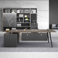 thumbnail image 3 of Reception Living Room Office Desks Modern Standing Laptop Multifunctional Office Desks Conference Drawers Scrivania Furnitures My Lux Decor Round, 3 of 13