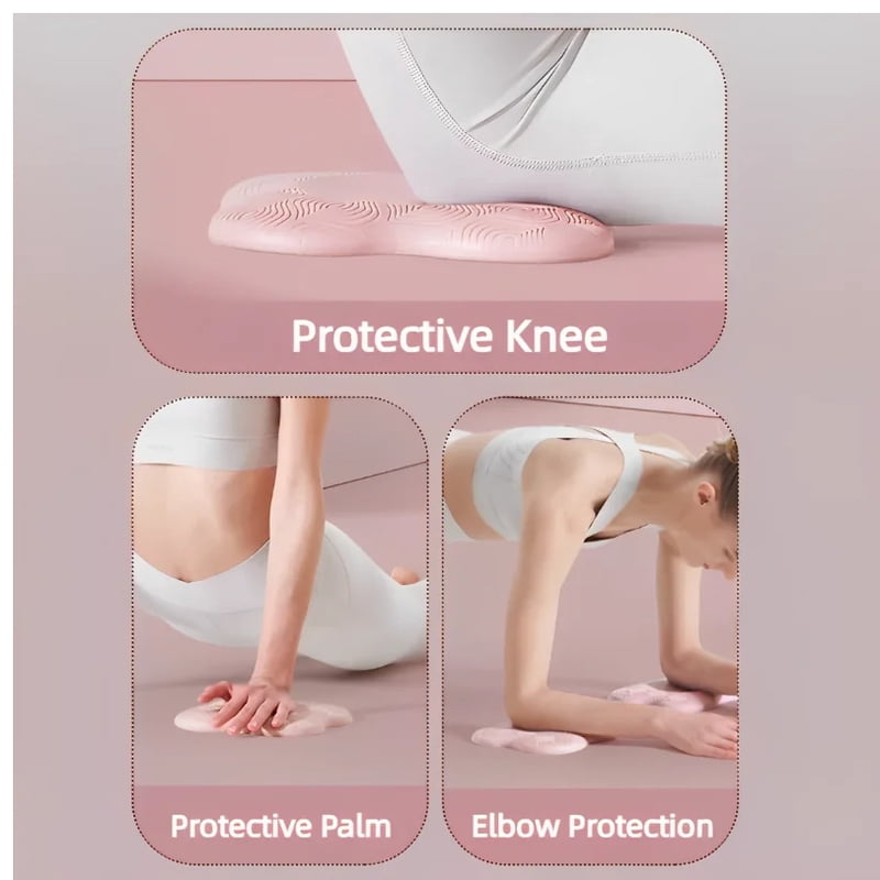 1PC Thickened Anti Slip Yoga Kneeling Protective Pad Knee Soft Flat Support Slow Rebound Non-Slip Sports Fitness Mat Solid Elbow