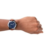 Fossil FS5151 Mens Watch, Grant Quartz Stainless Steel Chronograph Watch, 44mm Dial