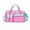 Pink Love, variant on Kids Duffel Gym Bag for Dance Bag for Girls Weekender Overnight Bag with Shoe Compartment for Ages 6-12 Leopard Print