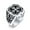Silver-Tone, variant on Bling Jewelry Mens Large Medieval Viking Maltase Cross Square Signet Band Ring Stainless Steel
