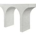 thumbnail image 5 of Meridian Furniture Pomezia White Marble Finish Console Table, 5 of 7