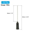 thumbnail image 2 of 19Ga Dispensing Needles, 52PCS 1.5 Inch Industrial Blunt Tip Dispensing Needle Syringes with Luer Lock Needle for Refilling Liquid Inks Adhesive Glue Oil,Black, 2 of 7