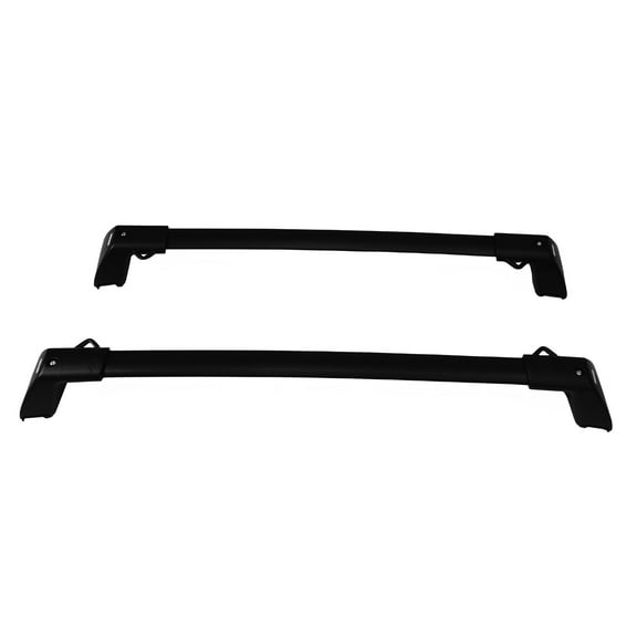Ikon Motorsports Roof Rack Compatible With 2021-2025 Ford Bronco Sport All Models Black Top Roof Rack Cross Bar Cargo Luggage Carrier Aluminum W/ Locks 2PCS
