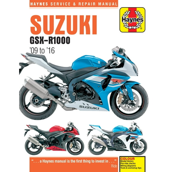 Suzuki GSX-R1000 (09-16) Haynes Repair Manual ^