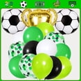 thumbnail image 5 of Juego de 111 globos de decoración para fiestas temáticas de la Copa Mundial de Fútbol, decoraciones de globos de confeti y fondo de telón de fondo para decoración de fiestas, 5 of 5