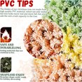 thumbnail image 2 of JERFIT 6ft Rainbow Flocked Artificial Christmas Tree with 1326 Tips, Snow-Covered PVC Branches, Hinged Construction & Metal Stand for Vibrant Holiday Decor, 2 of 9