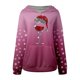 thumbnail image 4 of WILLBEST Sudadera de Mujer Cozy Style de Manga Larga con Capucha y Estampado Festivo, Ideal para Estar Cómoda En Casa y para Actividades Al Aire Libre XX-Grande, 4 of 5