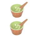 thumbnail image 2 of Ganfancp Tazón de Helado de Color Caramelo con Cuchara Herramienta de Helado para Niños Ofertas de La Semana 2 Cuencos + 2 Cucharas, 2 of 2