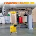 thumbnail image 2 of Waste Oil Drain Tank Air Operated Portable Oil Drainer with Adjustable Funnel Height Fluid Fuel Transfer Drainage with Wheels for Auto Repair Shops, Garages, 2 of 7