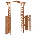 thumbnail image 3 of vidaXL Pergola Brown Solid firwood, solid pine wood Medium, 3 of 13