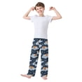 thumbnail image 3 of Dog Cloud Pattern Pajama Pants Soft Lightweight Lounge Pants Bottoms Sleep Pants Warm Comfy, 3 of 9