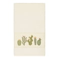 thumbnail image 2 of Authentic Hotel and Spa  Turkish Cotton Cactus Embroidered Cream Bath Towel, 2 of 3