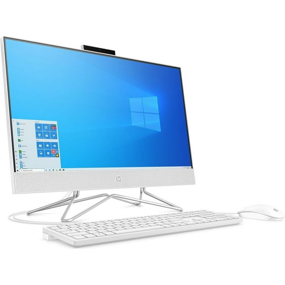 Restored HP 24-df1023w 23.8" FHD All in One Intel Core i3-1115G4 3.0GHz 4 GB RAM 256GB SSD WiFi Bluetooth Webcam Windows 11 Home (Refurbished)