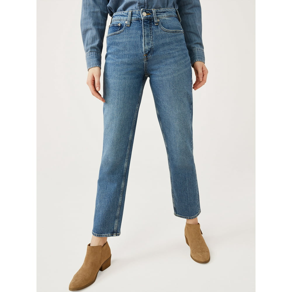 Free Assembly - Free Assembly Women's Original 90's Straight Jeans ...