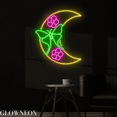 thumbnail image 3 of Glowneon Moon Flower Butterfly Neon Sign, Floral Led Sign, Mom Gifts, 3 of 5