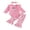 Pink, variant on Cjfdfy Newborn Baby Girl Western Outfits,Letter Cowgirl Hat Embroidery Crew Neck Long Sleeve Romper Flare Pants Headband 3 Pieces Set,New Cowgirl In Town Letter Fall Winter Outfits